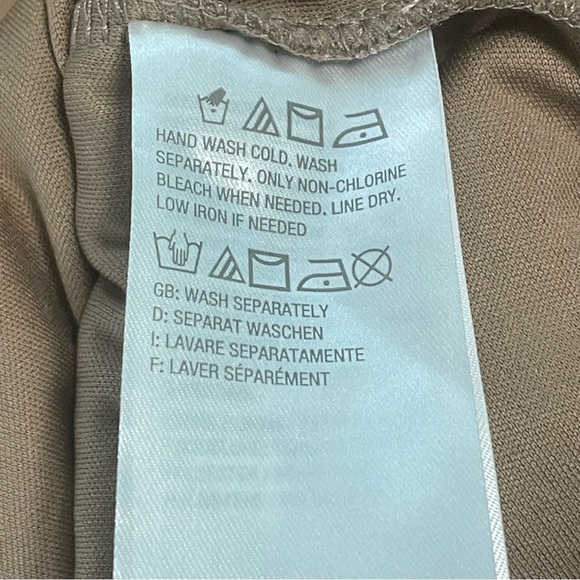 Isaac Mizrahi dress 1X sleeveless lined lace dress in mocha side zip eyelash hem - Picture 13 of 16